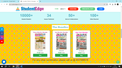 Student Edge- Children Newspaper in India