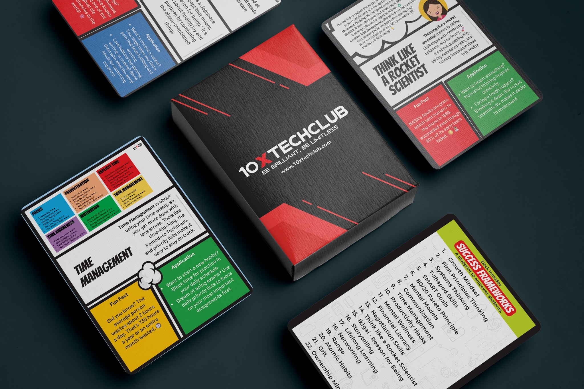 10XTechClub Success Frameworks Card Deck