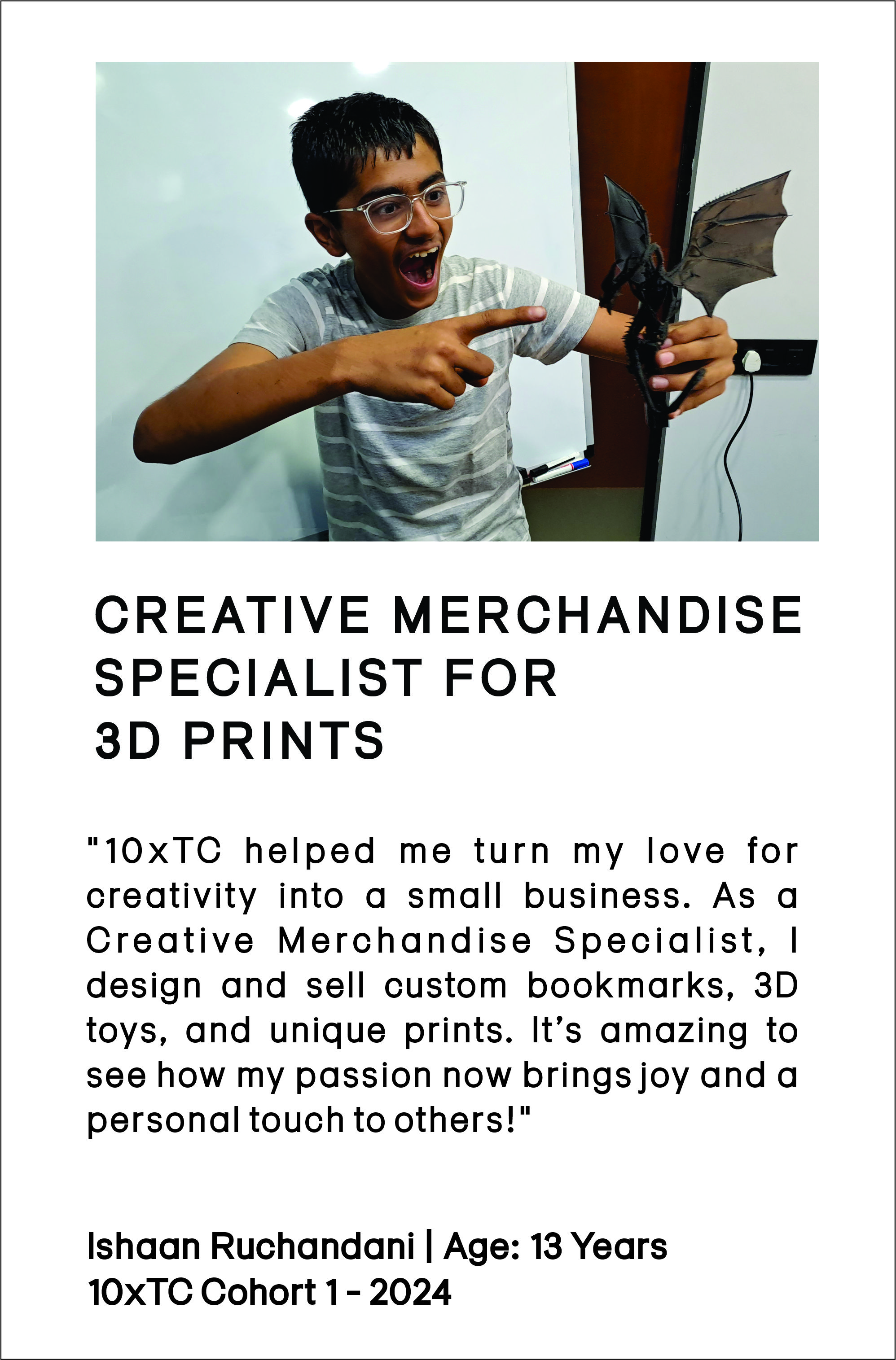 Creative Merchandise Specialist for 3D Prints